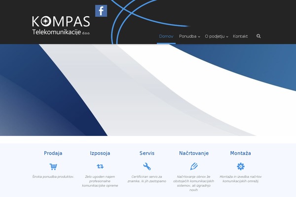kompas-telekom.si site used Makalu