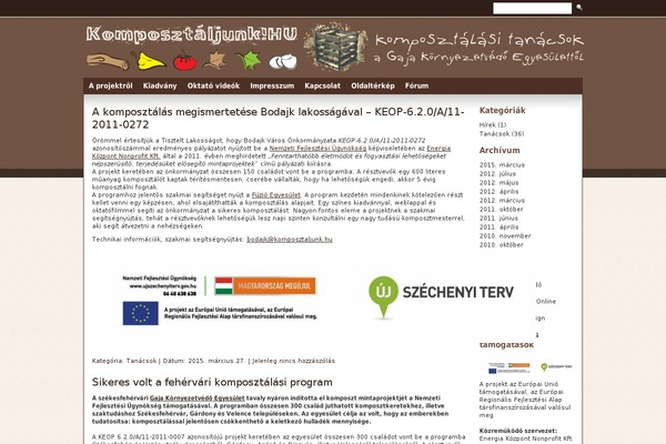 komposztaljunk.hu site used Tsokolate