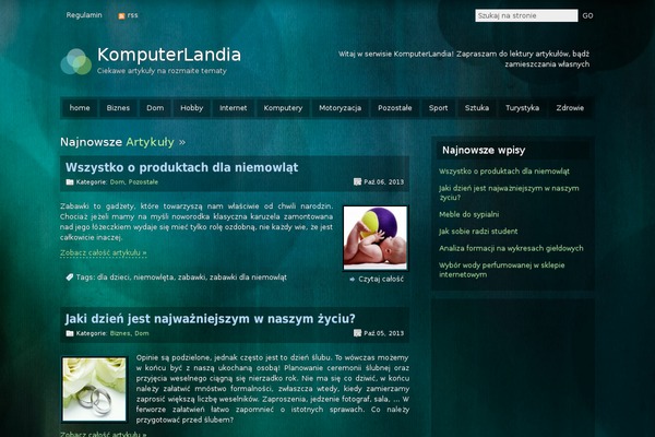 Motion theme site design template sample