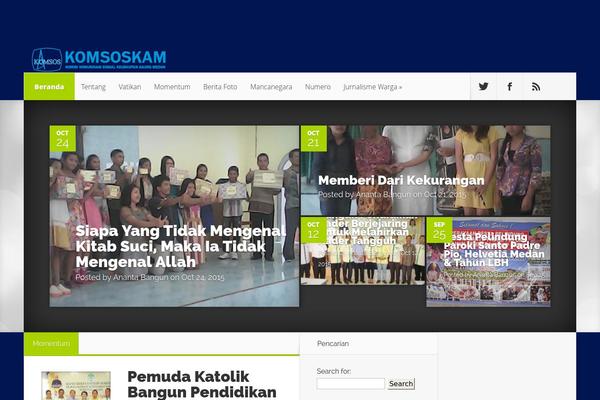 Nexus theme site design template sample