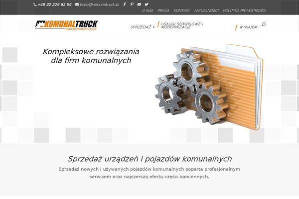 komunaltruck.pl site used Komunaltruck