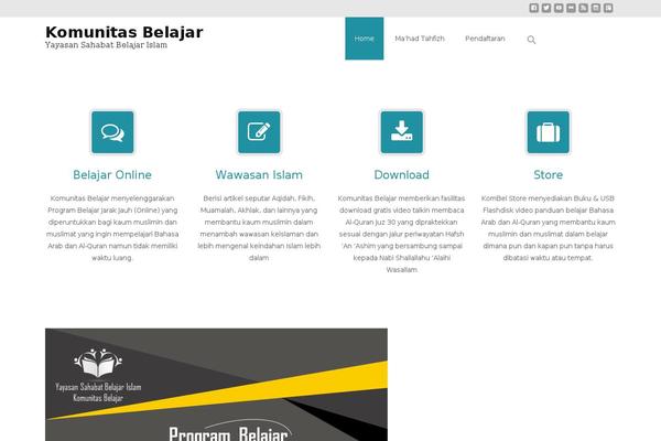 Site using TemplatesNext ToolKit plugin