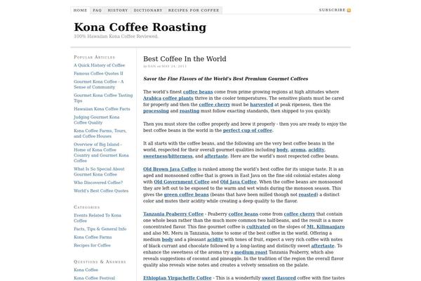 konacoffeeroasting.com site used Thesis-15b-r7