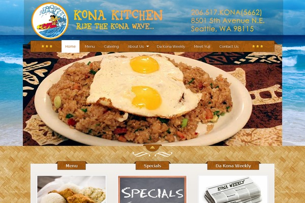 The Restaurant theme site design template sample