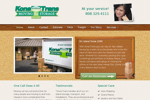 Total theme site design template sample