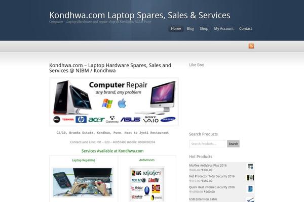 Inspire theme site design template sample