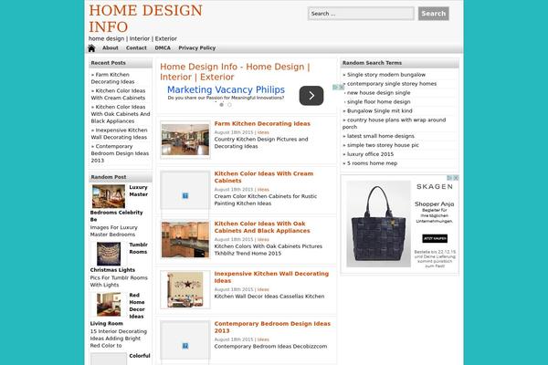Do’a Ibu theme site design template sample