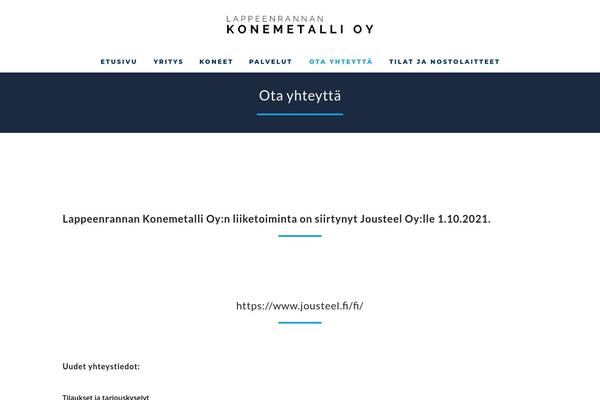 Total theme site design template sample