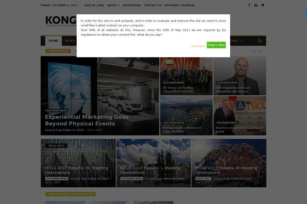 Newsmag Child theme site design template sample