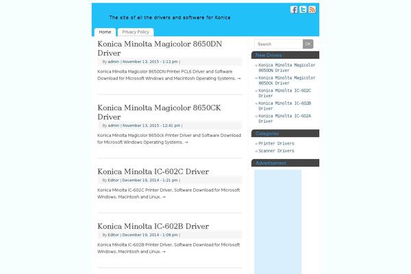 Mantra theme site design template sample
