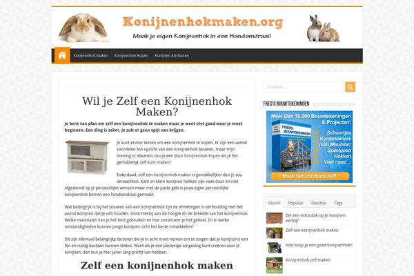 Sahifa theme site design template sample