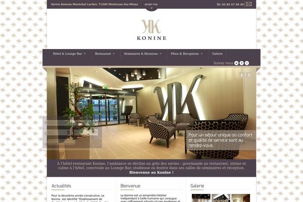 Nice Hotel theme site design template sample