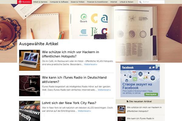 Reactor theme site design template sample