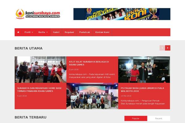 NewsTimes theme site design template sample