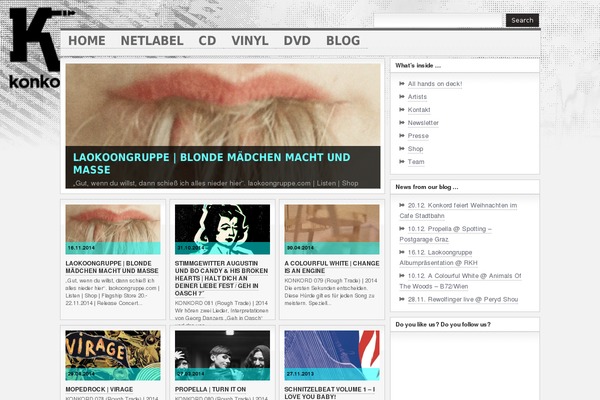 konkord.org site used Arras Theme
