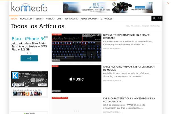 NewsCore theme site design template sample