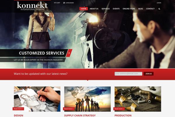 Kallyas theme site design template sample