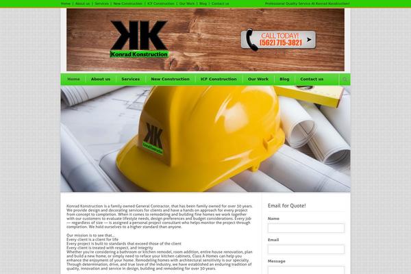 Modernize v3 theme site design template sample