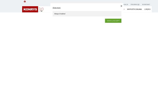 konrys.pl site used Gansa-child