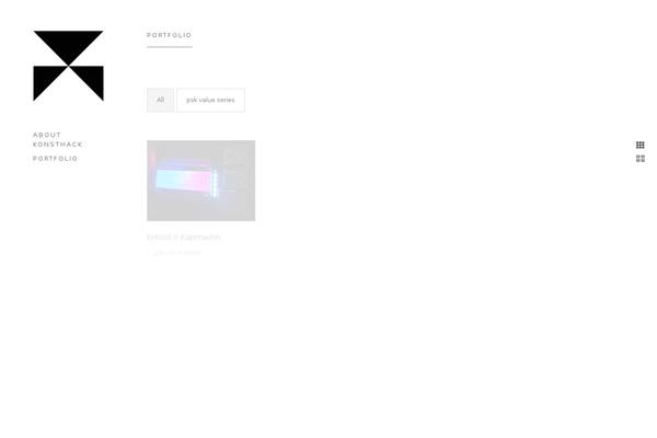 konsthack.se site used Nordic