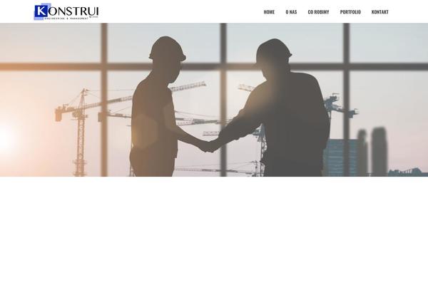 North-child theme site design template sample