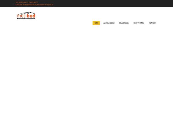 Kalium-child-construction theme site design template sample
