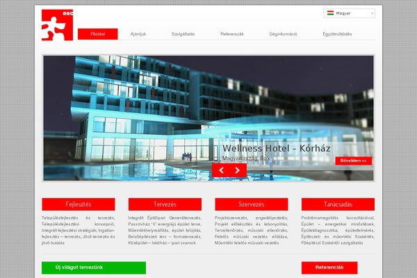 Megacorp theme site design template sample