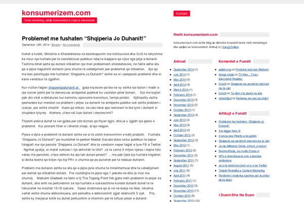 konsumerizem.com site used Sansserif-racer