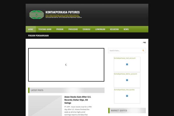 Megamag theme site design template sample