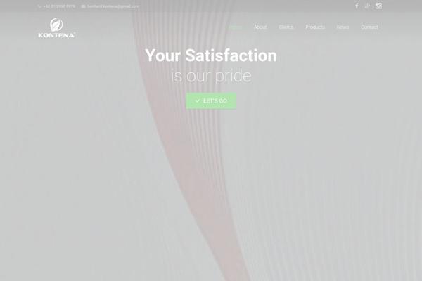 Zephyr theme site design template sample