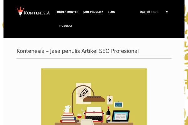 Storefront theme site design template sample