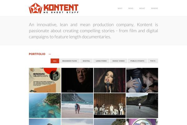 Longwave theme site design template sample