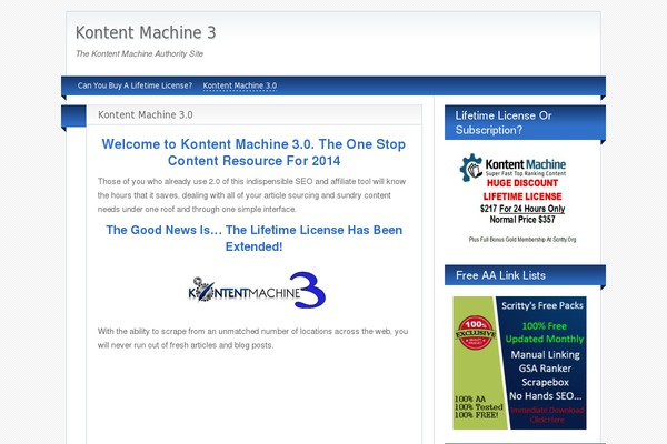 Iconic One theme site design template sample