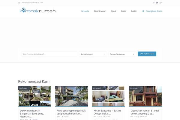 WP Residence theme site design template sample