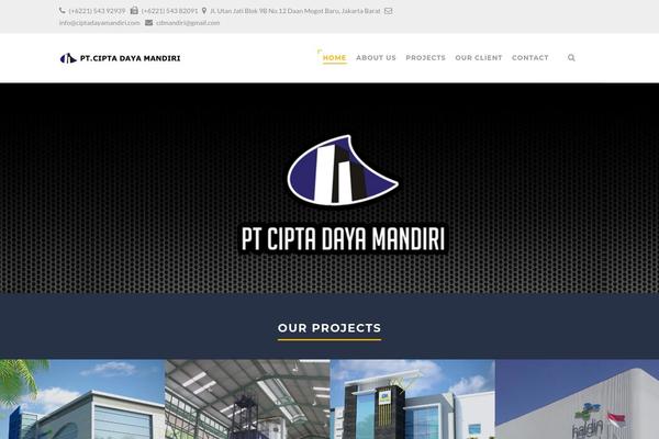 Structure theme site design template sample