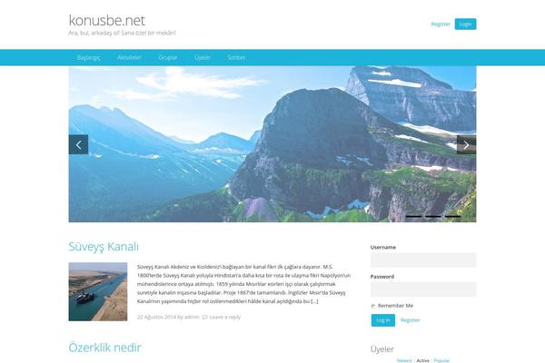 konusbe.net site used Buddyboss