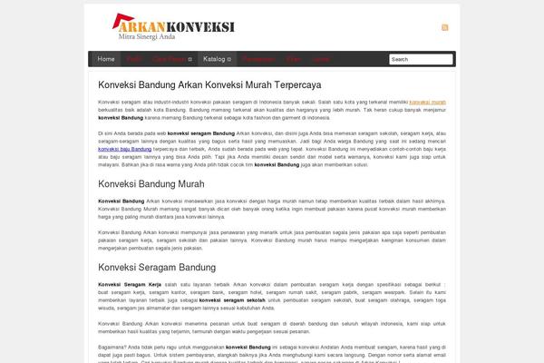 Masterful theme site design template sample
