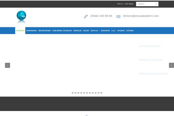 Porto theme site design template sample