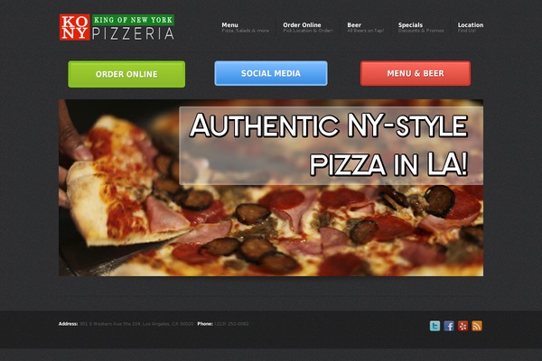 Reaction theme site design template sample