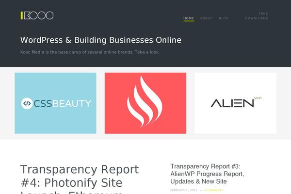 kooc.co.uk site used Ampersand