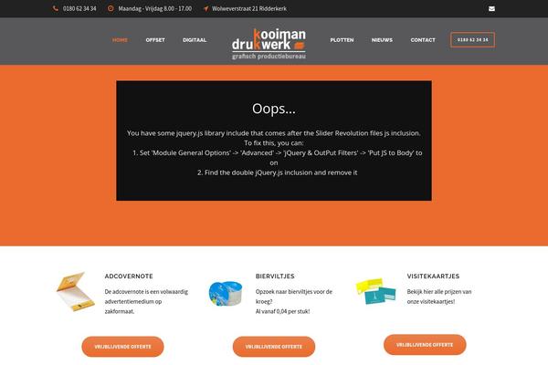 kooimandrukwerk.nl site used Infinite