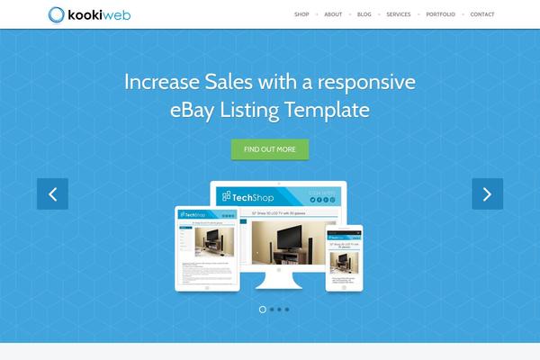 Anacron theme site design template sample