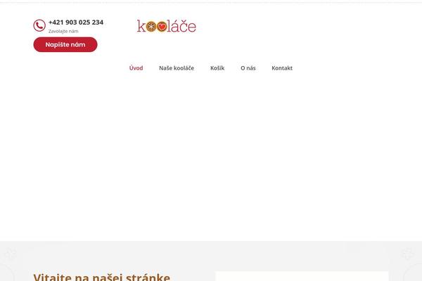 koolace.sk site used Cakecious