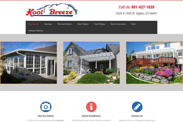 Ultimate theme site design template sample
