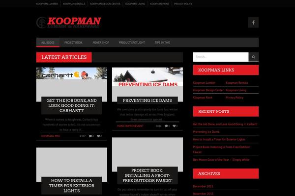 BUCKET theme site design template sample
