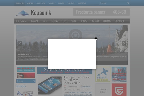kopaonik.rs site used Allegro