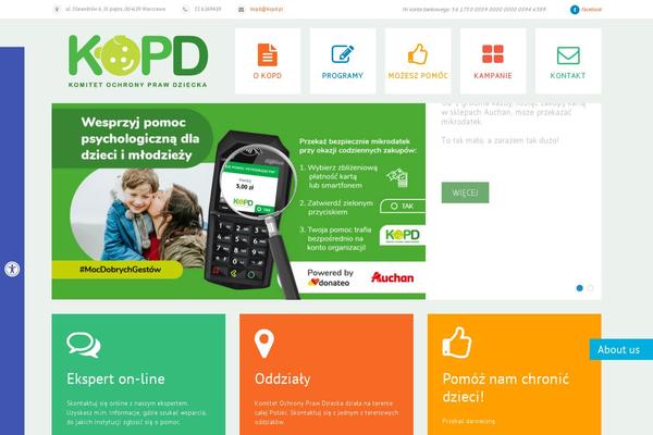 kopd.pl site used Theme44910