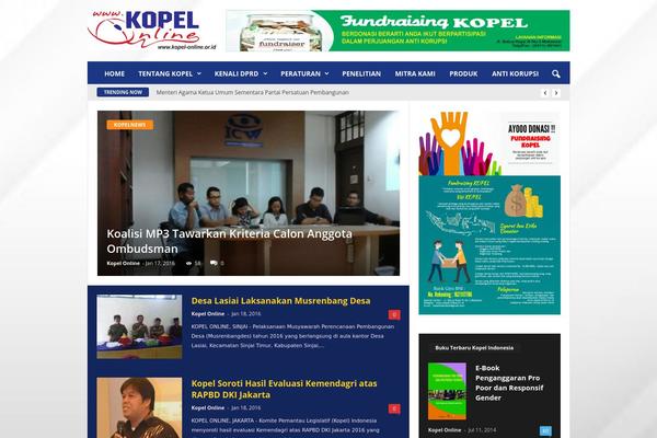 Newspaperss theme site design template sample