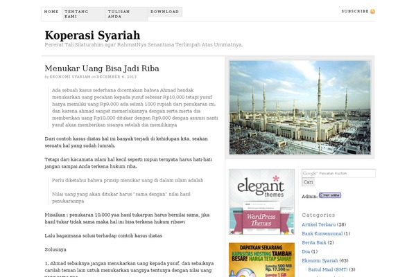 Thesis 1.6 theme site design template sample