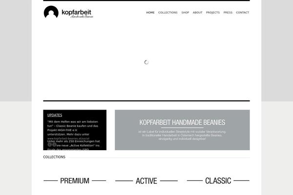The Agency theme site design template sample